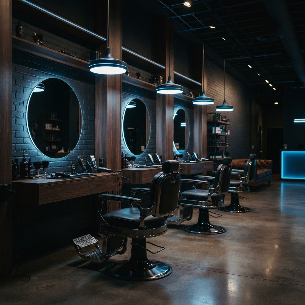 Barbershops & Salons — example project category